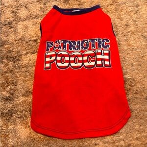 Patriot Pooch T-shirt for Dogs Red, White and Blue Size Medium